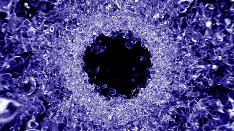Futuristic Tunnel with Glowing Light Stock Footage 310968051