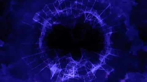 Futuristic Tunnel with Glowing Light Stock Footage 310968208