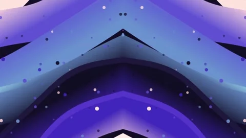 Futuristic tunnel with glowing particles transition Stock Footage 340003495