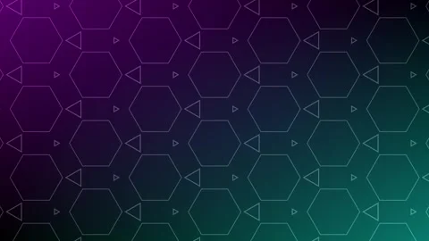 Futuristic tunnel grid background with digital motion Видео 335544818