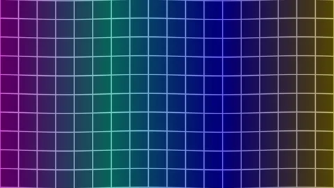 Futuristic tunnel perspective grid with digital motion Видео 335544609