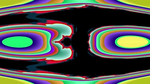 Futuristic tunnel speed abstract loop with blue yellow radial motion lines Vídeo Stock 334343718