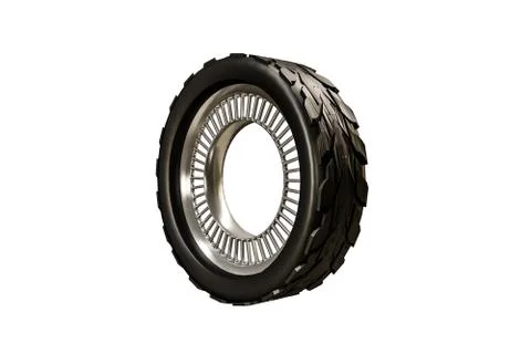 Futuristic tyre Stock Illustration