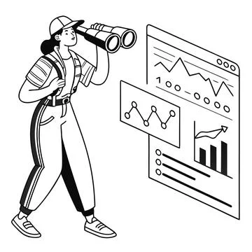 Futuristic UI Holographic Elements with Glowing Lines Stock Illustration