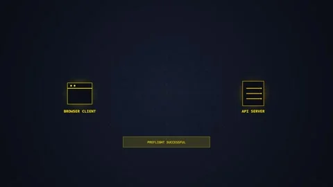 Futuristic UI Interface with Data Flow and Options Stock Footage 348423583