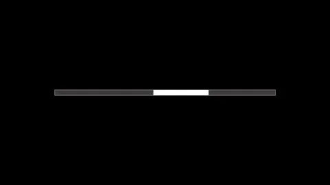 Futuristic uploading progress bar animation isolated on black background Stock Footage 324839006