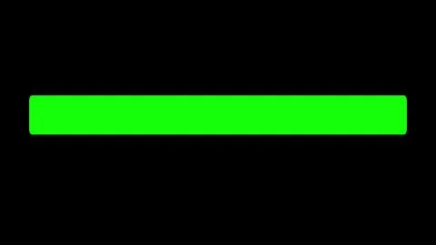 Futuristic uploading progress bar isolated on black background. Progress lo.. Stockillustratie