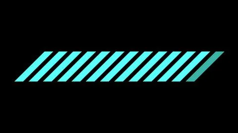 Futuristic uploading progress bar isolated on black background. Progress load Stock Illustration