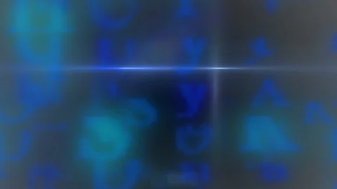 Futuristic user interface of digital text number Stock Footage 124578898