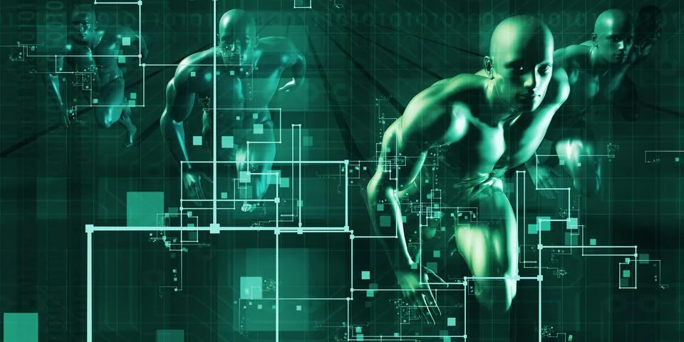 Futuristic User Interface Illustrazione stock