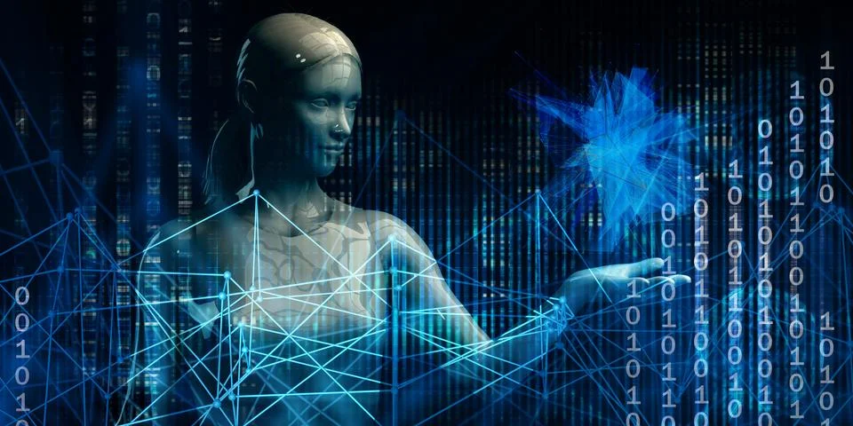 Futuristic User Interface Stock Illustration