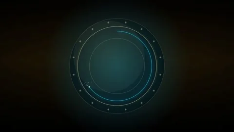 Futuristic vault mechanism opening with cutting Stock Footage 340053772