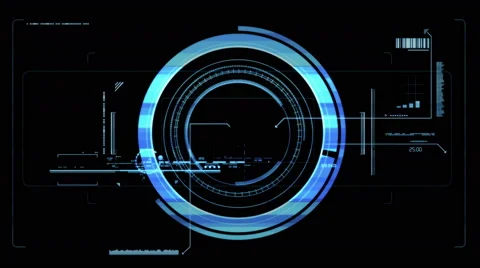 Futuristic viewfinder in 4k resolution. Vidéo 66883303