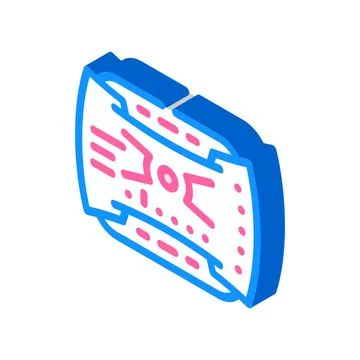 Futuristic viewfinder isometric icon vector illustration Stockillustratie