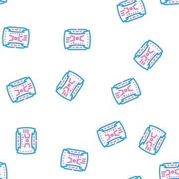 Futuristic viewfinder vector seamless pattern Stock Illustration