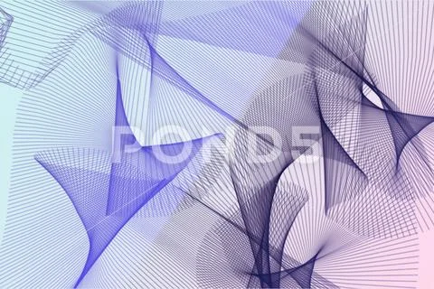 Futuristic Violet Abstract Background With Delicate Energy Lines PSD 템플릿