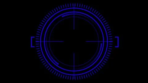 Futuristic virtual graphic touch user interface Illustrazione stock