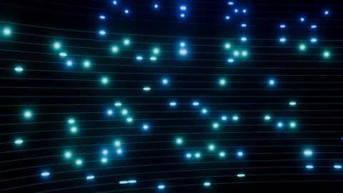 Futuristic, virtual reality, digital, bits and byte, data, connection. Stock Footage 306319304