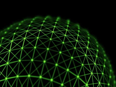 Futuristic virtual technology background, digitally generated image. Stock Illustration