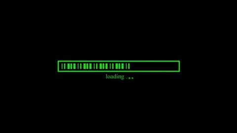Futuristic Waiting Progress Bar Animation for Technology and Software Project Stock Footage 337069883
