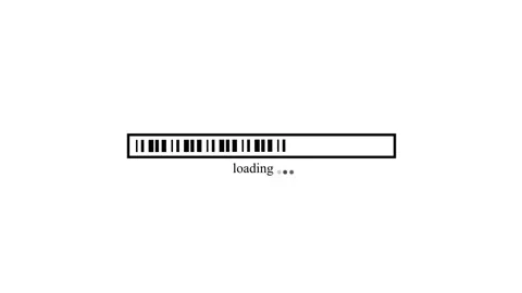 Futuristic Waiting Progress Bar Animation for Technology and Software Project Stock Footage 337069886