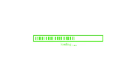 Futuristic Waiting Progress Bar Animation for Technology and Software Project Stock Footage 337069893