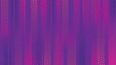 Futuristic wallpaper. Background with glowing violet lines with bright dots Stock Illustration