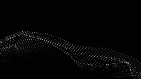 Futuristic wave. 3D visualization of big data. Analytical presentation.3D Stock Footage 157048019