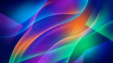 Futuristic wave abstract background featuring glowing neon light trails and.. Stock Illustration