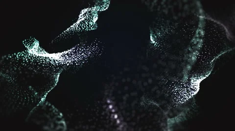 Futuristic Wave Background Stock Footage 61897657