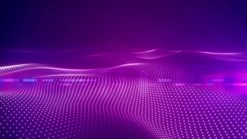 Futuristic wave background Stock Footage 286191993