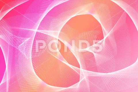 Futuristic Wave Background With Glowing Lines And Soft Star Like Highlights PSD Template