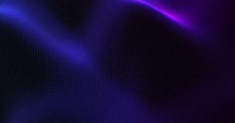 Futuristic Wave of Geometric Line Abstract Background - Creative Design Element Stock Footage 67634998