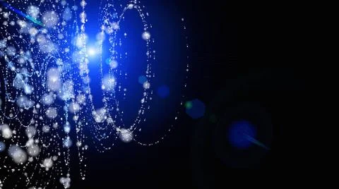 Futuristic wave particle background design with lights Futuristic wave par... Foto stock