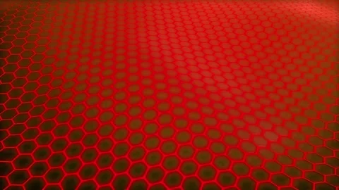A futuristic wavy Stock Footage 155218838