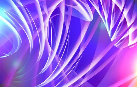 Futuristic wavy stylish with light effect vector with blue colored background Stock Illustration