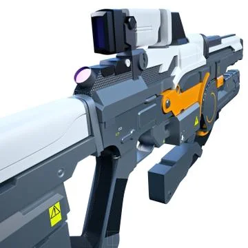 Futuristic weapon Stock Illustration