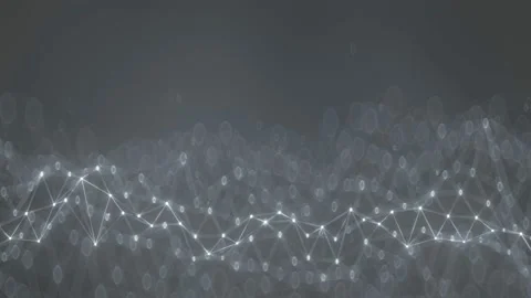 Futuristic web shape abstract background seamless loop 3D render animation Stock Footage 148082462