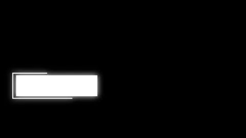 Futuristic White Neon Loading Bar Animation on Black Background Stock Footage 321445759