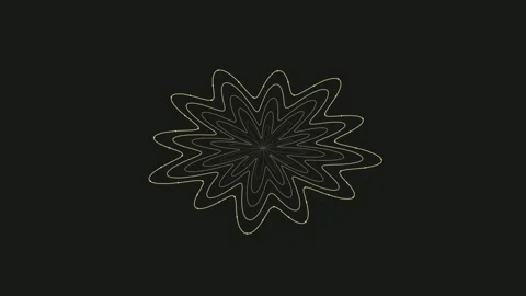 Futuristic wireframe abstract animation on dark background. Stock Footage 342080821