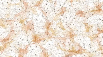 Futuristic Wireframe Geometry Structure Stock Footage 85541288