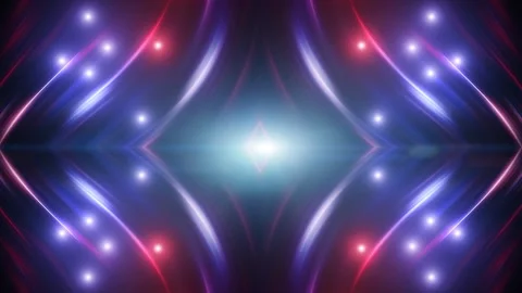 Futursitic lights and lines pattern loop animation Video stock 337736211