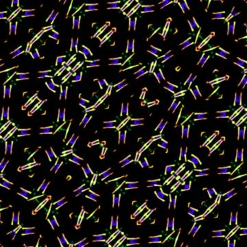 Futurustic Dark Geometric Seamless Pattern Stock Illustration