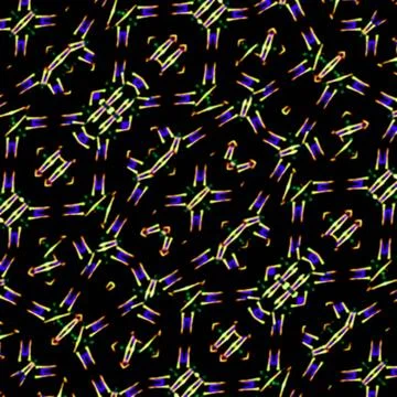 Futurustic Dark Geometric Seamless Pattern Digital style technique modern ... Foto stock