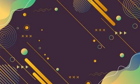 Fututristic modern gradient geometric background. Stock Illustration