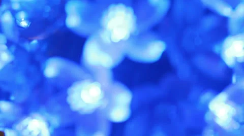 Fuzzy blue pulsing lightning effects Video stock 24836398