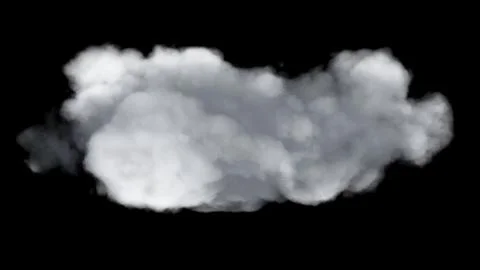 Fuzzy cloud texture render Illustrazione stock