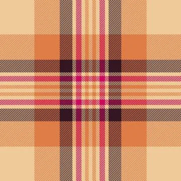 Fuzzy pattern textile plaid, outfit texture tartan seamless. Festive check .. Stock Illustration