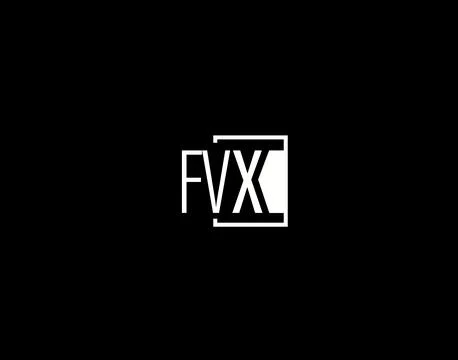 FVX Logo and Graphics Design, Modern and Sleek Vector Art and Icons isolate.. Stock Illustration
