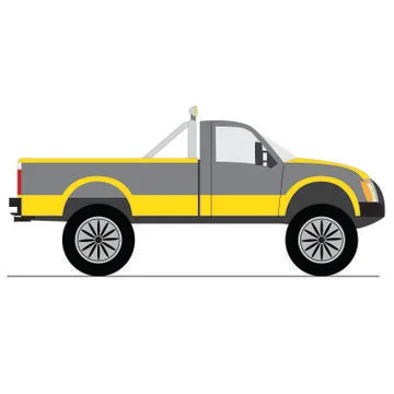 Fwd truck Stock Illustration